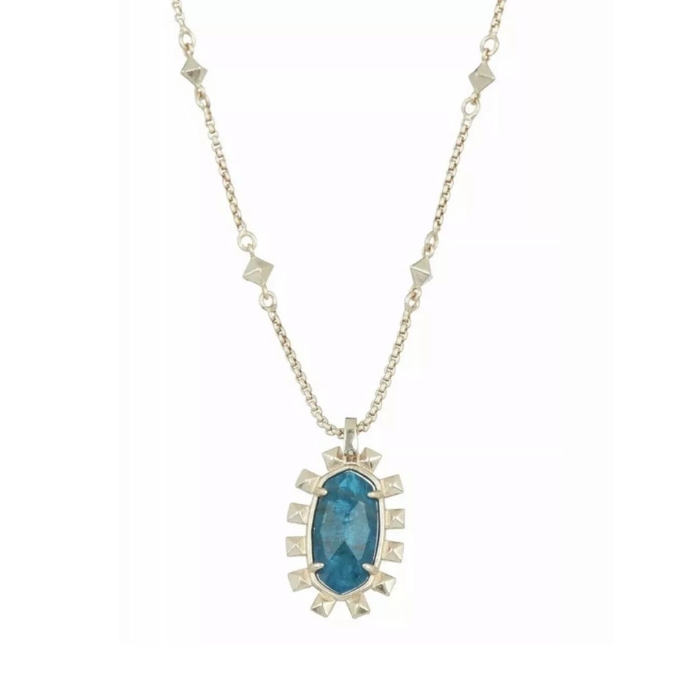 KENDRA SCOTT • Aqua Apatite Brett Slider Necklace